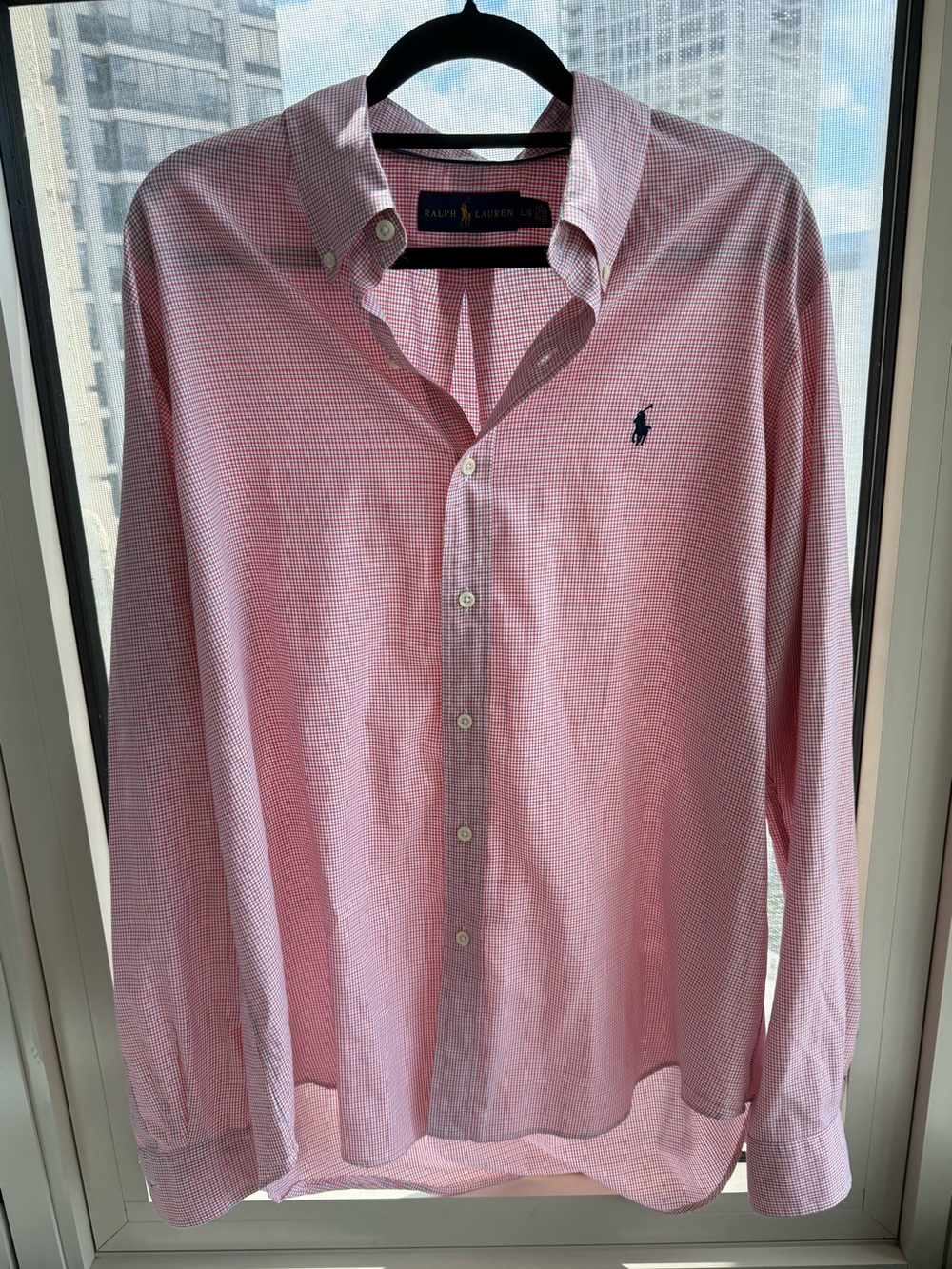 Great Condition! Ralph Lauren Men's Plaid Button-Down Shirt - L